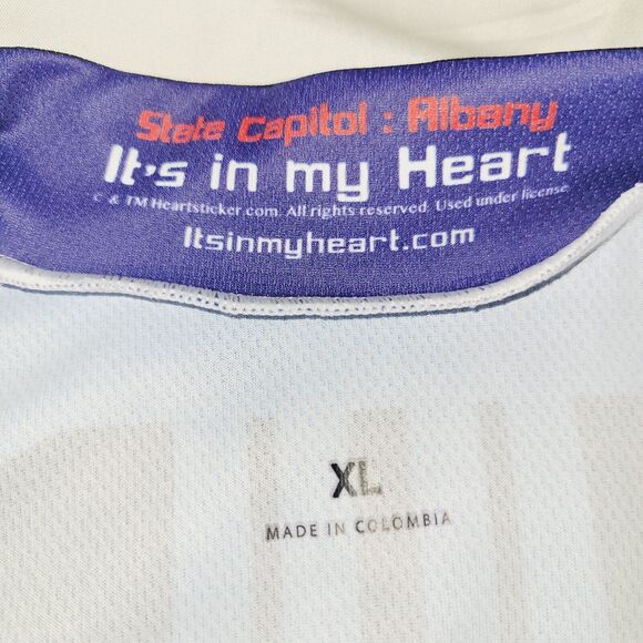 New York NY Cycling Jersey Mens XL Full Zip All Over Print Big Apple Athleisure - Picture 9 of 13